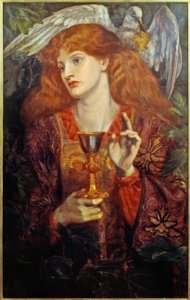 La damigella del Santo Graal da Dante Gabriel Charles Rossetti